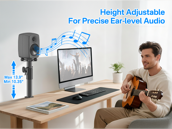 Desktop Speaker Stands for Genelec G1