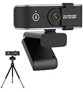 Paobas C6350 1080P Webcam with Microphone and Privacy Cover - 90° View USB Computer Camera for Ca...