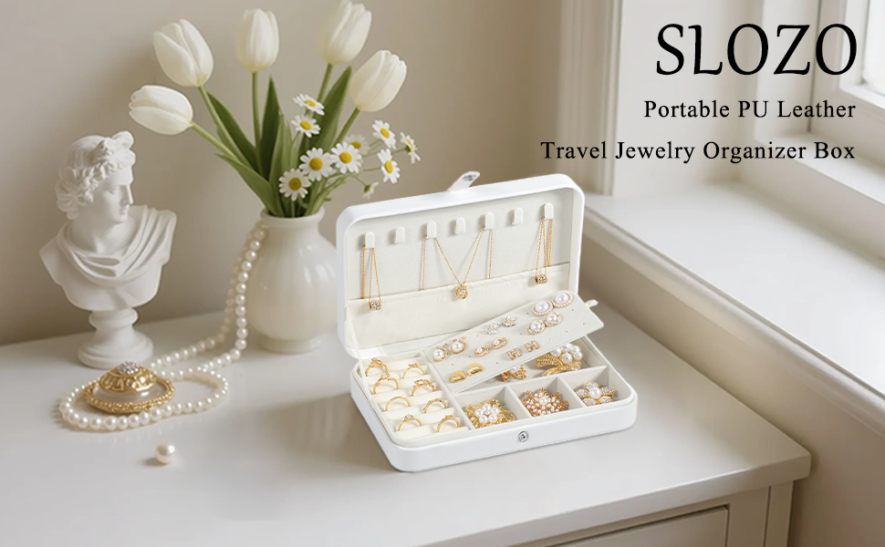 Travel Jewelry Organizer Box