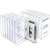 BOATISLE 15-Pack Clear Plastic Cassette Tape Storage Cases - Premium Audio Storage Solution