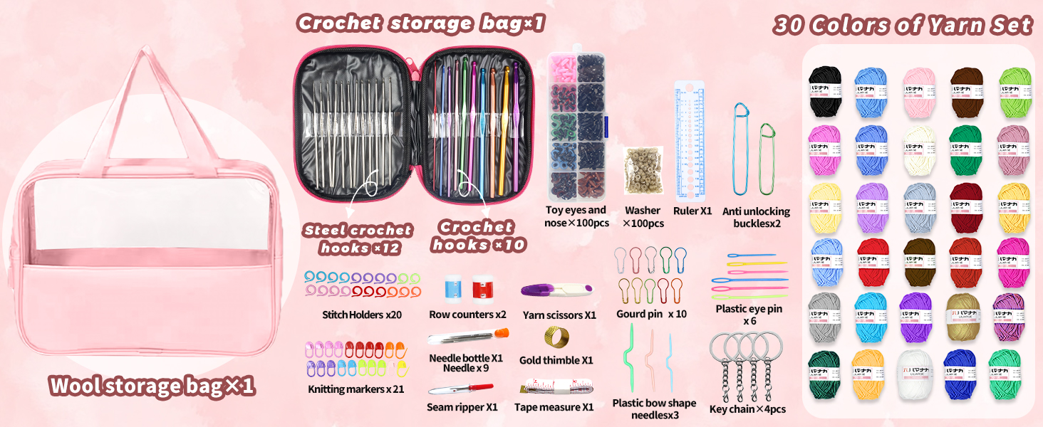 crochet kit for beginners adults