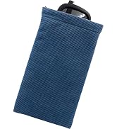 Soft Sunglasses case | Large Glasses Case Holder - Eyeglass Pouch Squeeze Top | Glasses pouch Lig...