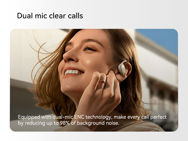 clear open ear earbuds