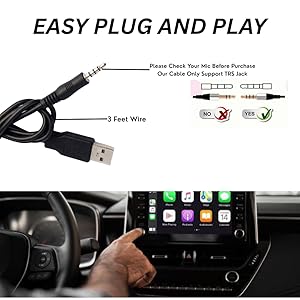 Car Stereo USB Extension Cable