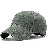 Unisex Vintage Washed Distressed Baseball-Cap Twill Adjustable Dad-Hat…