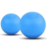 WOVTE 2 Pack Massage Lacrosse Balls for Sore Muscles, Shoulders, Neck, Back, Foot, Body, Deep Tis...