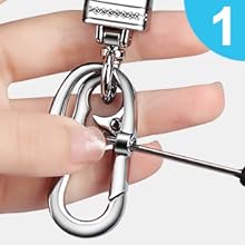 Leather Car Keychain