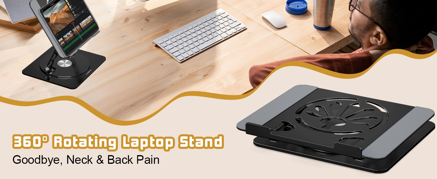 laptop stand for desk portable notebook stand ergonomic laptop riser office desk accessories