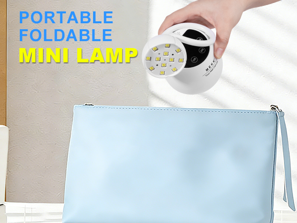 portable flash cure nail lamp