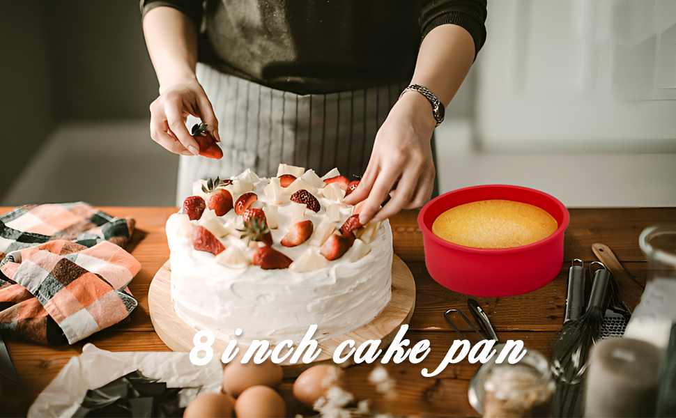 8inch Silicone Cake Pans