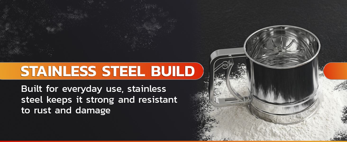 powder sifter sifter strainer stainless steel baking sifters sieve for flour