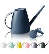 Watering Can for Indoor Outdoor Plants, Modern Small Watering Cans with Removable Nozzle, Long Sp...