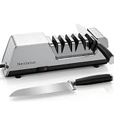 Narcissus Knife Sharpener, 3 Stages Diamond Electric Knife Sharpener for Stainless Steel and Cera...
