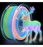 Frucindra PLA 3D Printer Filament, Glow in The Dark Filament 1.75mm, Stronger Lighting Effect, Lu...