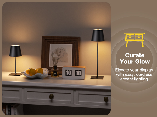 cordless table lamps rechargeable