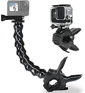 FiTSTILL Jaws Flex Clamp Mount with Adjustable Gooseneck 8-Section Compatible with Go Pro Hero 13...