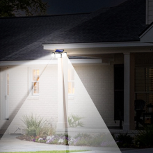 Solar motion sensor lights