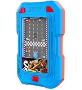 Portable Handheld Racing Car Game - Dual Player Mode Interactive Racing Toy with Realistic Steeri...