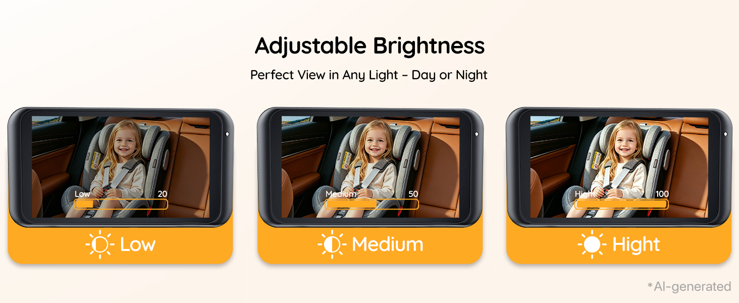 Baby Car Camera, Backseat Monitor Car Seat Mirror