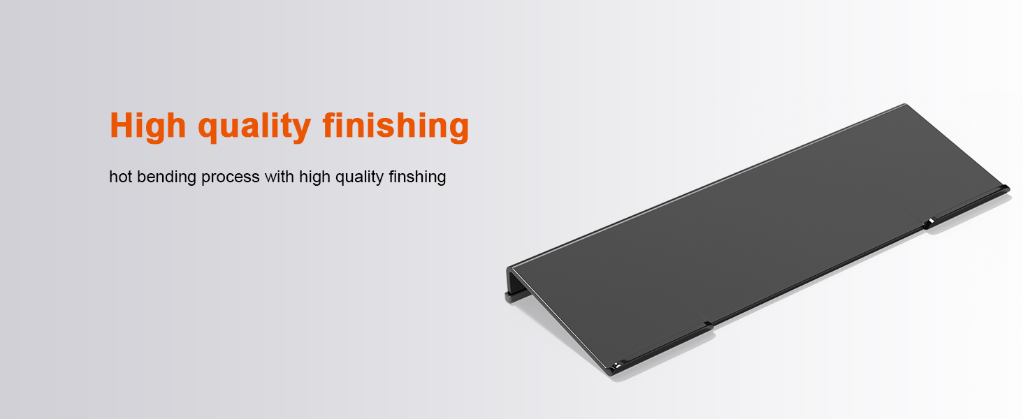 black acrylic keyboard holder
