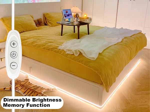 white led lights for bed