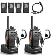 BaoFeng BF-888S 2 Way Radio with 4 1500mah Batteries and Earpiece Long Range Baofeng Walkie Talki...