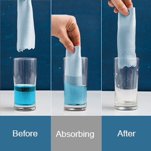 LINT FREE & STREAK FREE Ideal for electronic equipment, windows, displays, bathrooms, kitchen