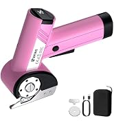 EYPINS Cordless Electric Scissors Rechargeable - Rotary Cardboard Cutter with 4 Speed,4V Powerful...