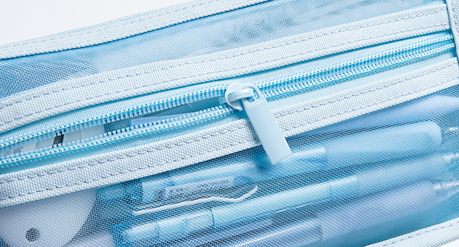 blue pencil case