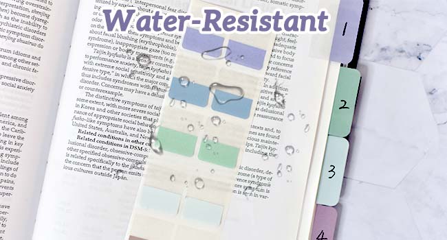 Repositionable Page Tabs Flags