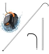 Pool Retrieval Hook for All Robotic Pool Cleaner 68" with Adjustable Aluminum Swimming Pool Pole,...