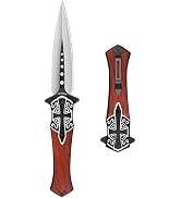 VALHALLA PASTOR 2 Pocket Knife, 3.7'' D2 Steel Cool knives, 3D Retro Embossed Folding Knife with ...