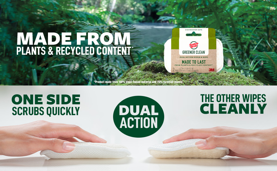 Greener Clean Scrub and wipe