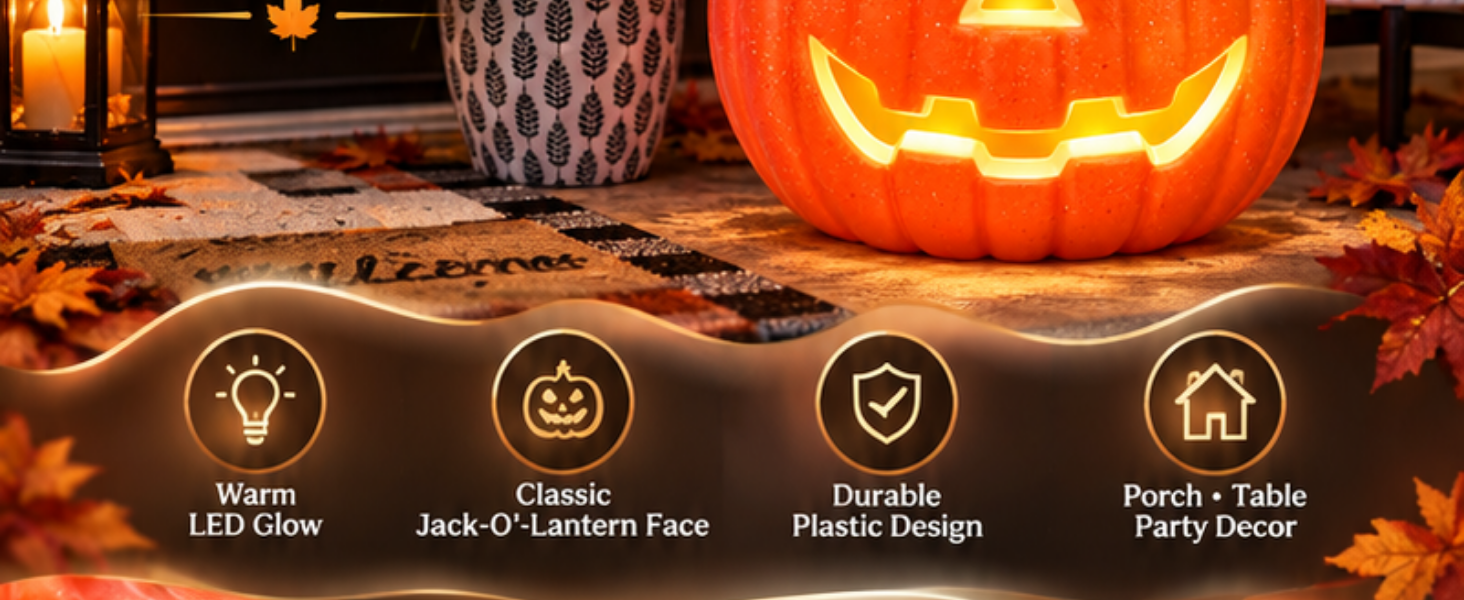 Halloween Pumpkin Jack O Lantern