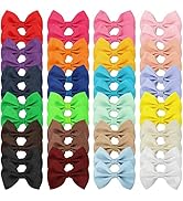 XIMA 48PCS(24pairs) Dog's Hair Bows Clips,Small Handmade Hair Accessories Bow Pet Puppy for Doggi...