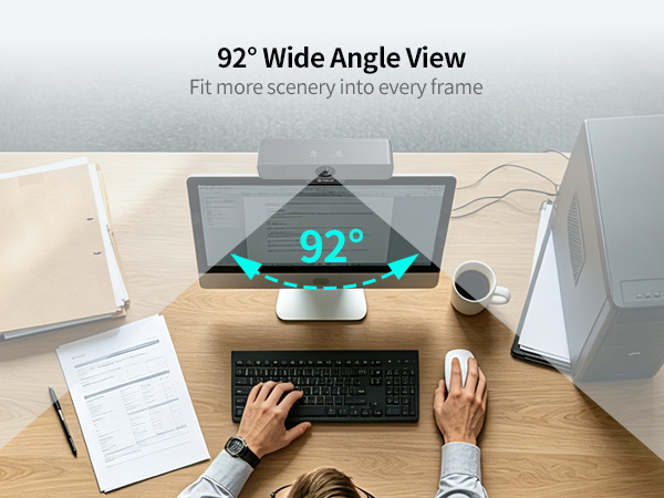 wide angle view webcam