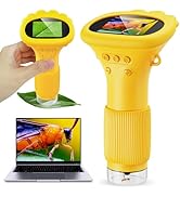 Kids Microscope - Ashfly 1000X Portable Microscope for Kids, Photo & Video Miniscope Pocket Micro...