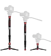 IFOOTAGE 71" Monopod for Cameras, Lightweight Travel Monopod with Feet, Professional Aluminum Cam...