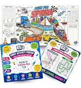 Eli with Love Giant Coloring Poster, Jumbo Cars Coloring Table Cloth for Kids 32 x 72 Inches, Bir...