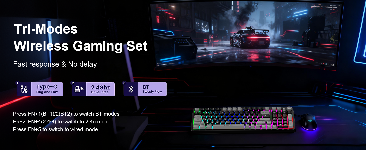 keyboard and mouse
