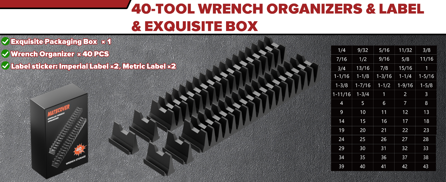 wrench organizers