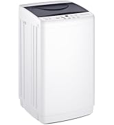 OLIXIS Portable Washing Machine, 7.7 lbs Full-Automatic Compact Laundry Washer, Stainless Steel D...