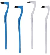 4-Pack Dental Tooth Stain Removers, Ergonomic Handle Design, Effective Plaque and Tartar Cleaning...