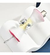 1Pcs Apple Core Bow Clips for Women with Heart Gem Design Cartoon Cute Hair Clip Strong Non-Slip ...