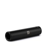 EMENTOL 1/2 Inch Drive Extra Long Deep Impact Socket - 3/4 Inch, CR-MO, SAE, 6 Point Extra Deep S...