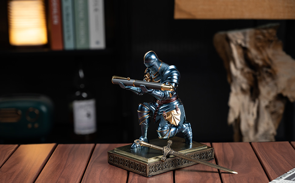 Blue Knight Pen Holder