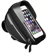 O'rengela Bike Phone Holder Bag Waterproof Bike Phone Mount Bag Bike Accessories EVA Hard Shell B...