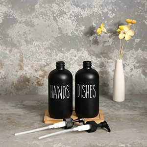 hand soap dish soap dispenser set