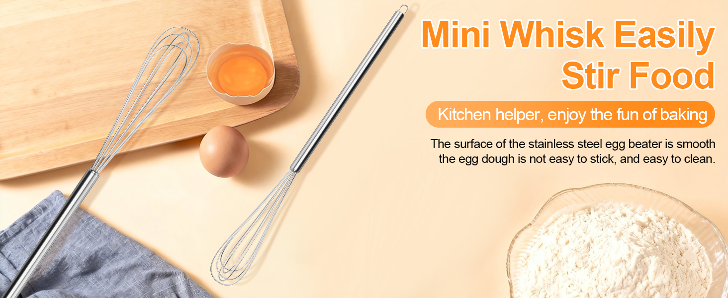 mini whisk, small whisk, egg beater, whisks for cooking