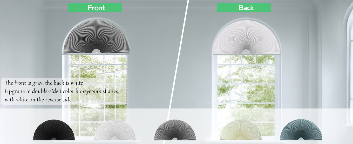 Arch Window Shade Blackout Cellular Shades